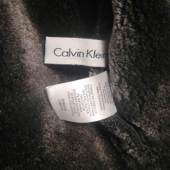 Calvin Klein Leather Coat - Picture 3 of 6